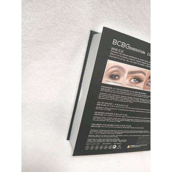 4 Pc Set BCBGeneration Natural Complete Eyes Liner Mascara Lip Set Talc Free New - Picture 9 of 11